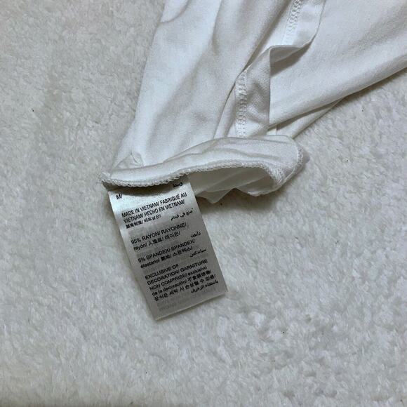 Bar III NWT Flowy White Short Sleeves Blouse Women Various - Picture 10 of 10